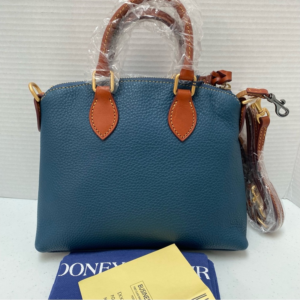 Dooney & Bourke Dillen Crossbody Satchel Small Jeans Color NWT - Picture 2 of 9